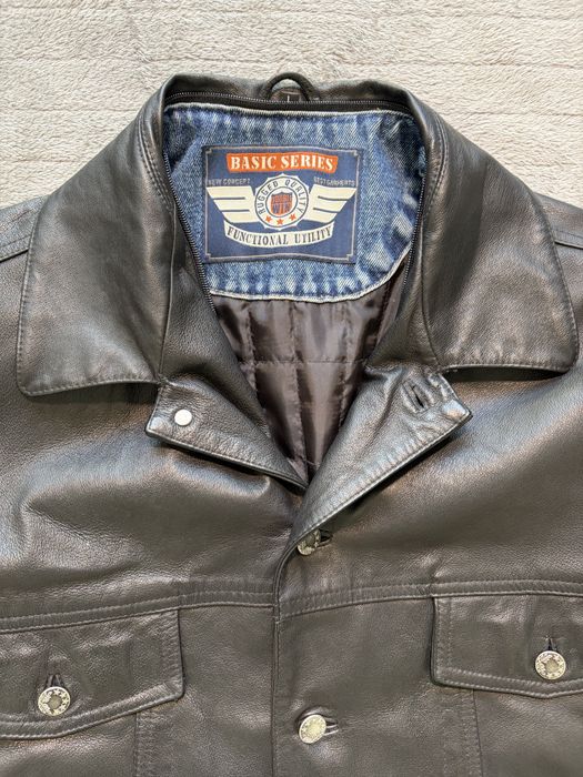 Geaca trucker/biler real leather barbati