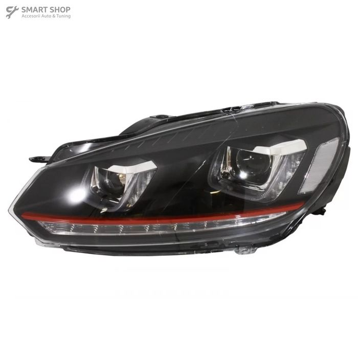 Faruri si Stopuri Full LED VW Golf 6 VI (2008-2013) R20 U Design cu Se