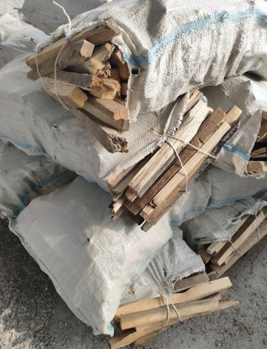 Уголь, Дрова в мешках