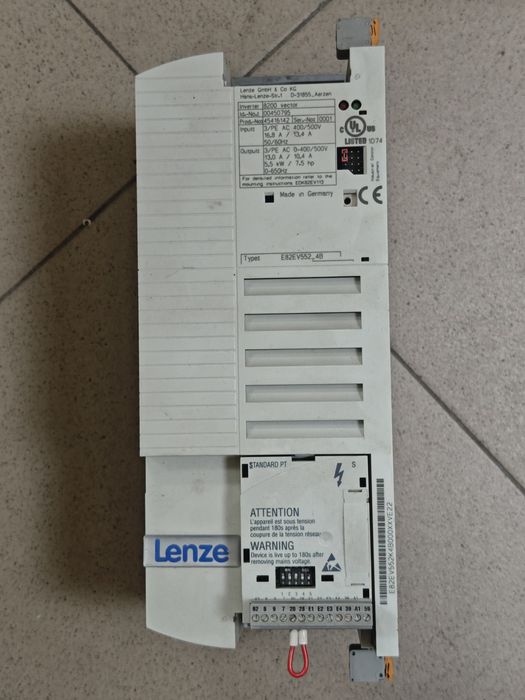 Lenze 8200 Vector – 5.5 kW / 7.5 HP честотен регулатор