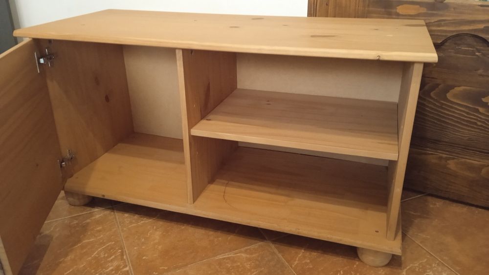 Pantofar cuier, sifonier,  comoda, rustic, lemn de brad solid, nou