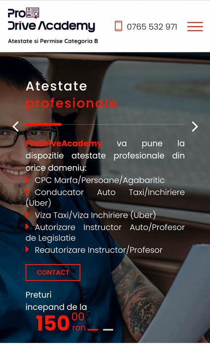 Cursuri obtinere astestate soferi sector 1, sector 2, sector 3, sect 4