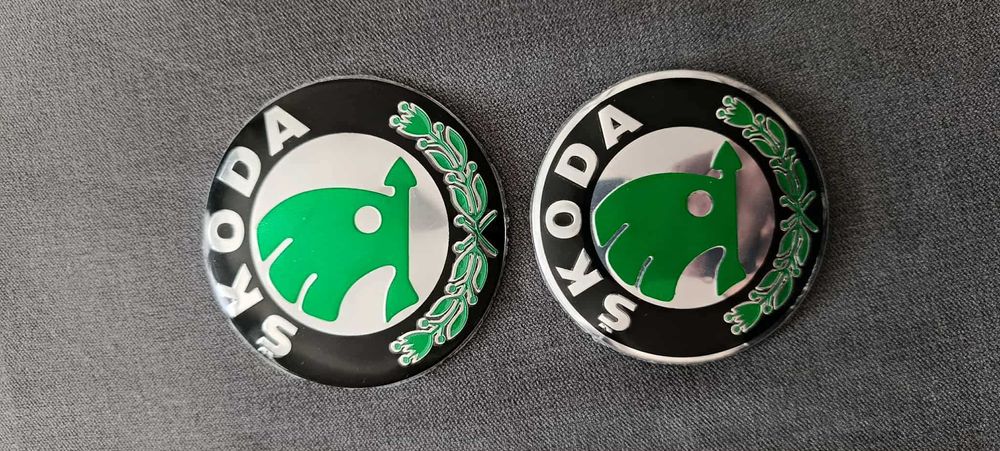 емблема капачки за джанти Шкода 79 89 мм emblema Skoda Octavia