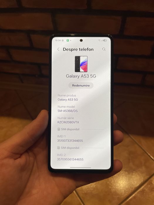 Samsung A53 5G 128 GB 6 GB RAM