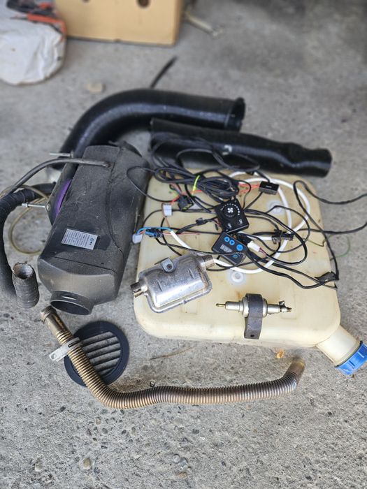 Sirocou pt incalzire rulota barca container pe motorina si 12v