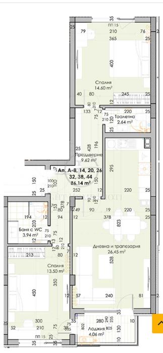 Продава се Тристаен апартамент в Пловдив, Кючук Париж - 101 кв.м за 1060 €/кв.м - Снимка #11