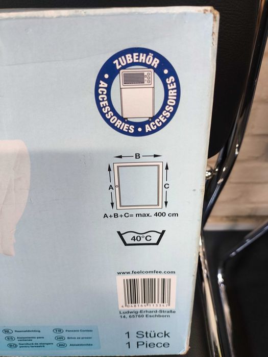 Втулка за прозорец за подов климатик Comfee Hot Air Stop 400 – нова