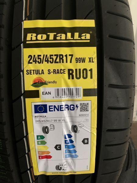 Нови летни гуми ROTALLA SETULA S-RACE RU01 245/45R17 99W XL БОРД