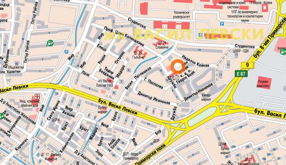 Подземно паркомясто за МОТОР - Левски под Техн. Унив.