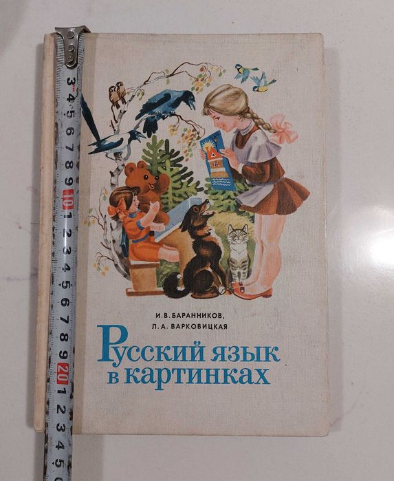 Русский язык в картинках, 1984 год. Баранников, Варковицкая. Книга
