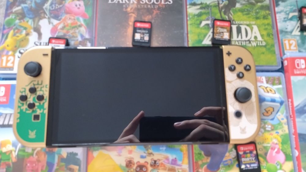 Nintendo switch OLED TOTK limited edition + card 256gb si altele