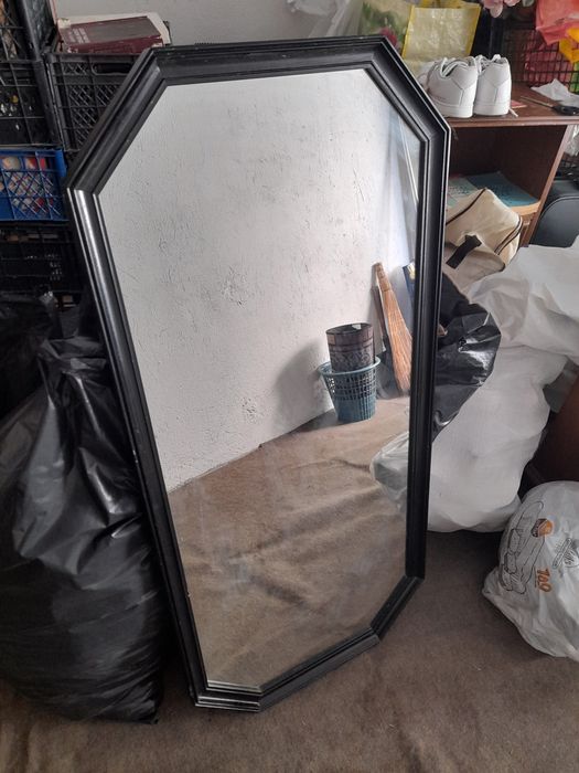 ОГЛЕДАЛА: Голямо красиво огледало с дървена рамка 1.06м/ 50 см и други