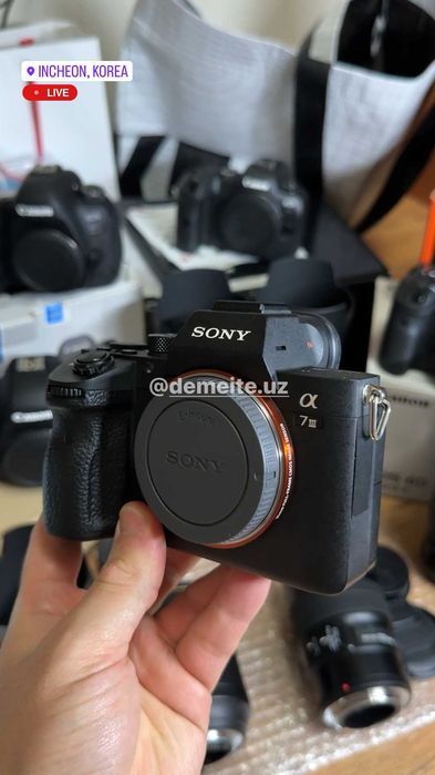 Sony A7 M III body: Probeg: 900 dona bor yog’i!