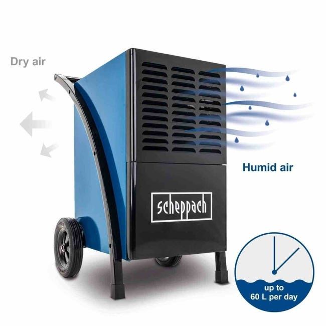 Dezumidificator profesional BTR6500 Scheppach 1050 w