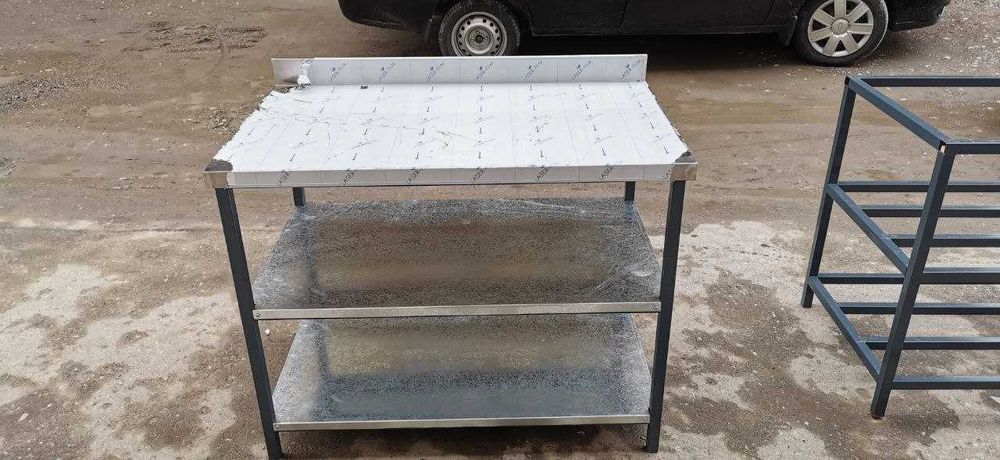 Стол производственный из нержавейки Zanglamaydigan po'latdan stol nerj