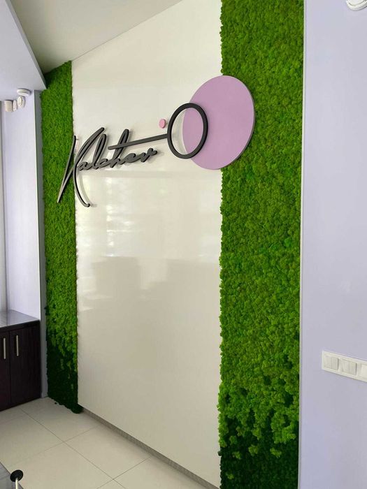 Изработване пана/картини от видове и цветове скандинавски мъх