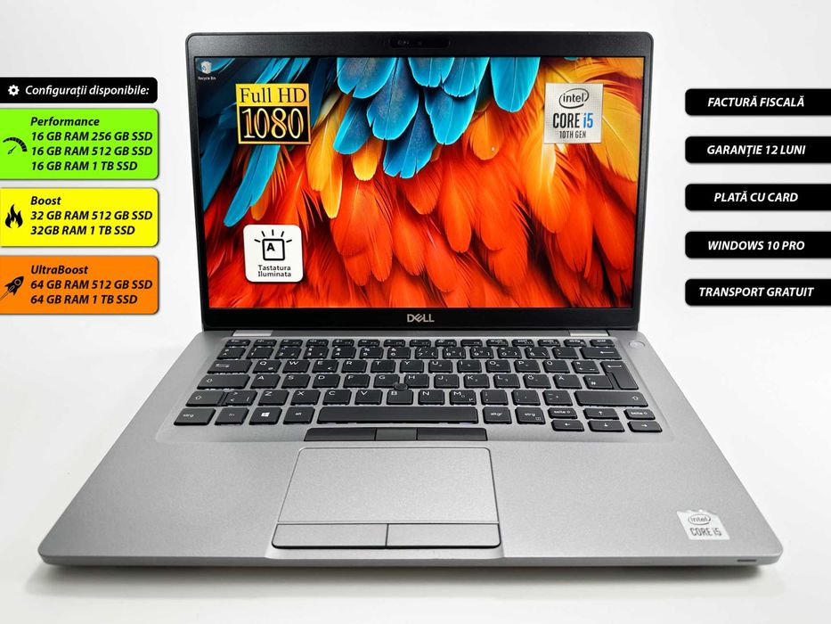 Laptop Dell Intel i5-10310U 32gb_128ssd 14 inch Full HD Garantie 1 an