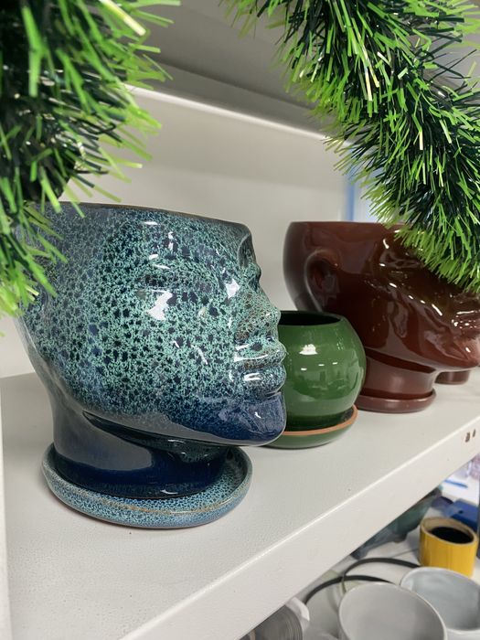 Кашпо горшки керамические