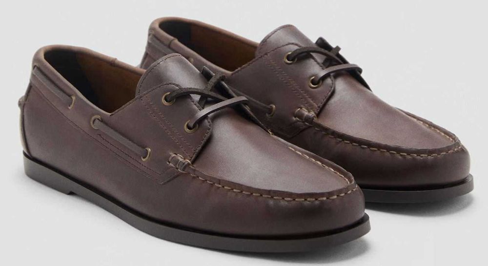 Pantofi nautici/mocasini Mango