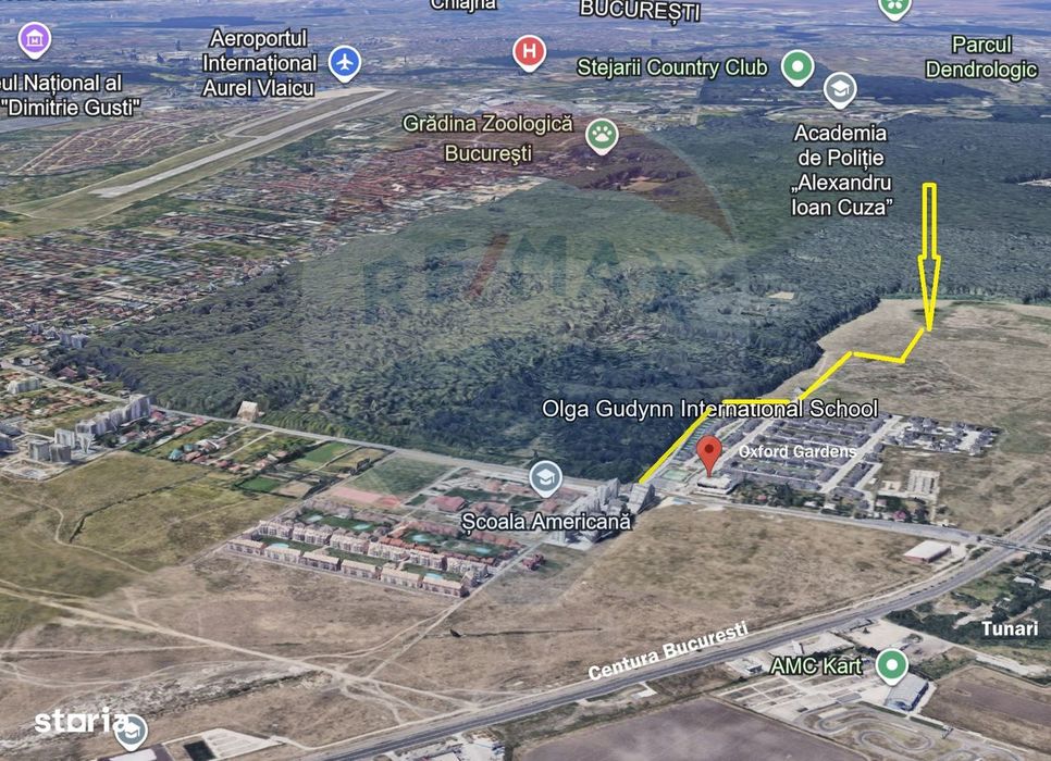 Teren dezvoltare imobiliară rezidențială Pipera lângă Pădurea Băneasa