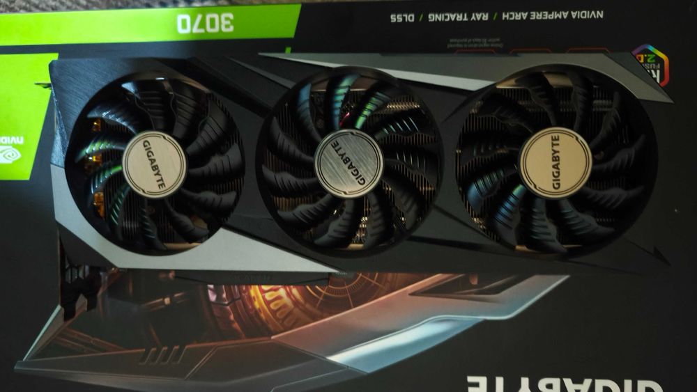 Видеокарта Gigabyte RTX 3070 Gaming ОС 8Gb