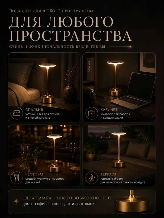 Барная лампа светильник настольная оптом