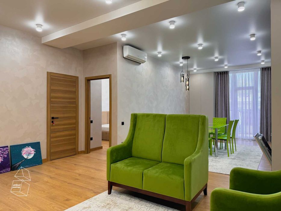 (Добрый) ЖК NRG Mirzo Ulugbek, 65 м², 2/2/4, Новая квартира