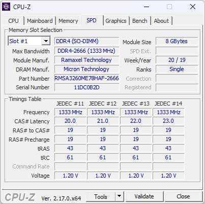 16GB DDR4 за лаптоп/mini PC , PC4-2666, SODIMM RAM