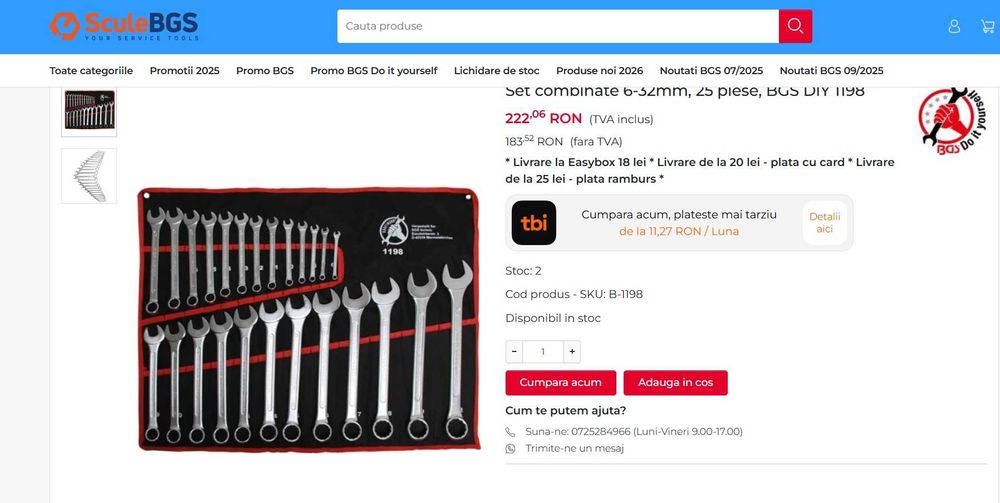 Set Chei Fixe/Inele, Bgs Diy 1198, 24 Piese, 6-32 Mm