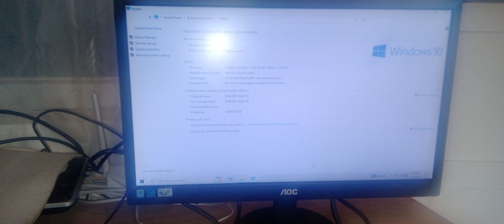 Desktop  hp- i7 complet