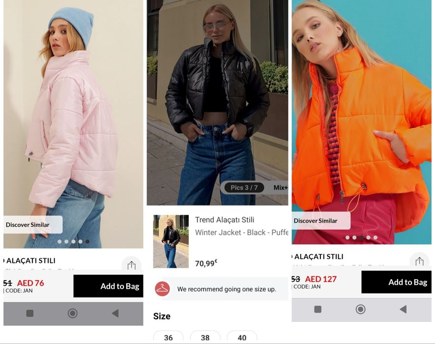 Здравейте! Яке с по-дълга задна част, НОВО, размер 36. 
Цена: 35 лева.