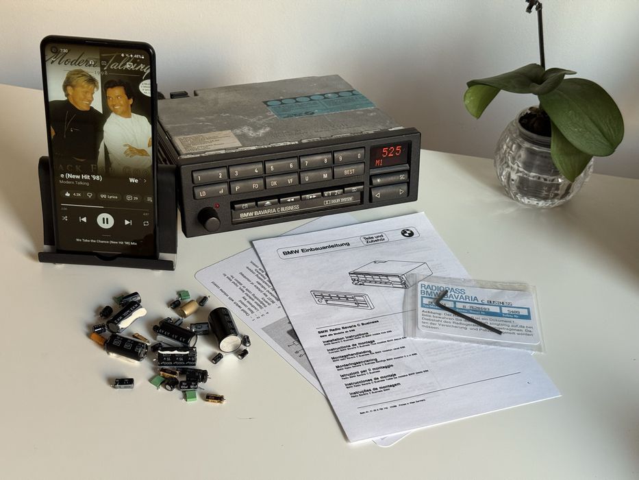 Radio casetofon BMW Bavaria C Business cu bluetooth | E30 E34 E31 E36 E32