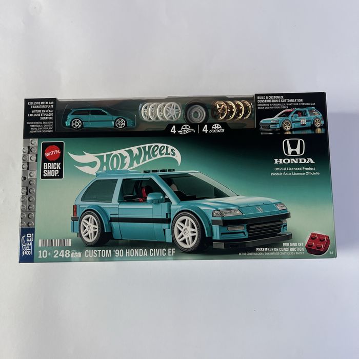 Hot Wheels Custom '90 Honda Civic Brick Shop Speed Series – Mattel