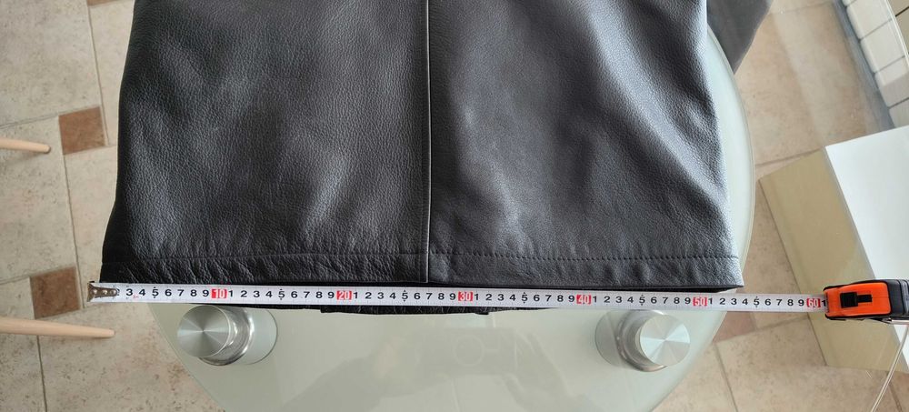 Черно мъжко кожено яке Кenneth Cole, без забележки