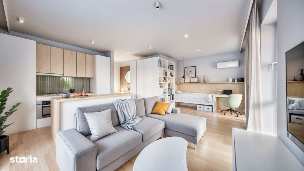 Apartament cu 1,5 camere în zona Parneava