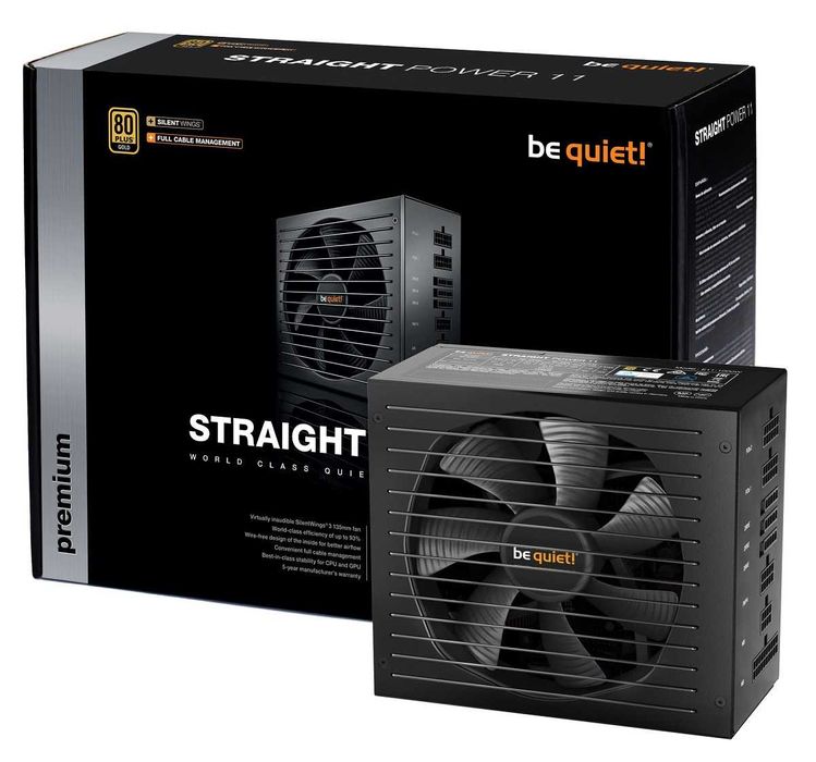 Захранване be quiet! Straight power 10 Gold 800W 12 м.Гаранция