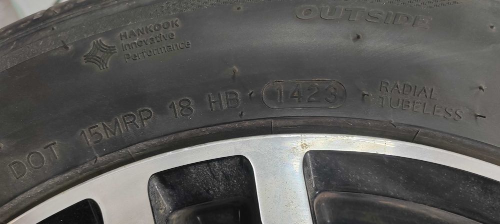 Продавам джанти с гуми 16"