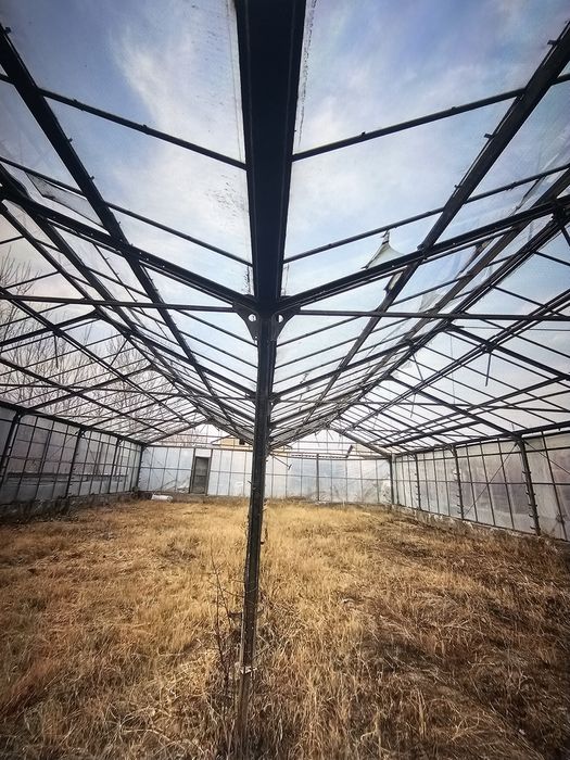 Теплица парник установка