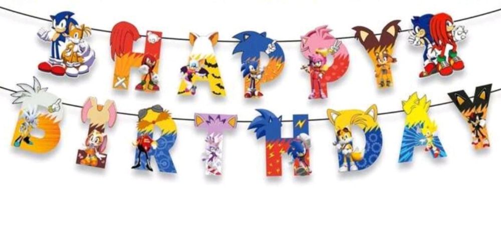 Парти сет Соник, Миньоните, Блуи и Бинго, Том и Джери