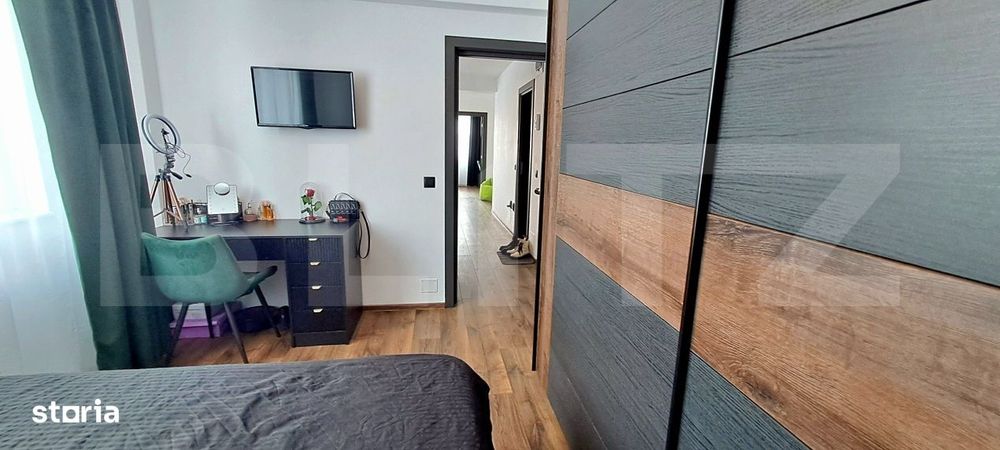 Apartament cu 3 camere, 50 mp, la etajul 2, cu balcon, in zona Tineret