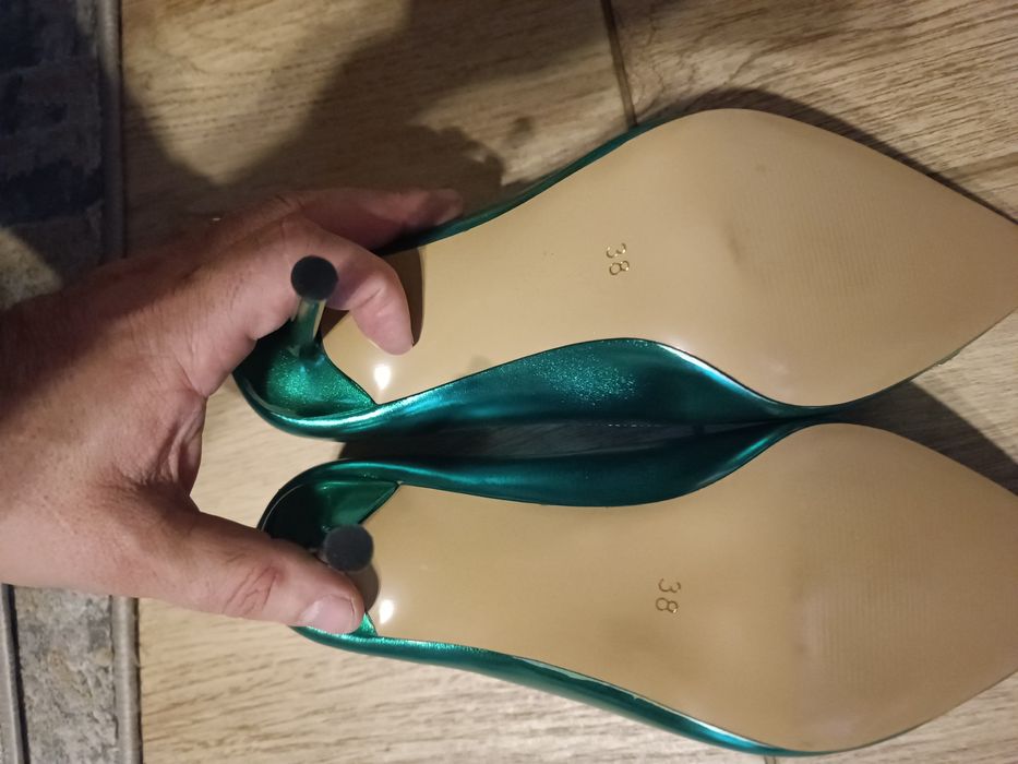 Pantofi damă Benaza verzi eleganți