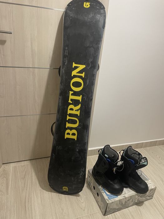 Placa Snowboard + Boots Burton + Legaturi