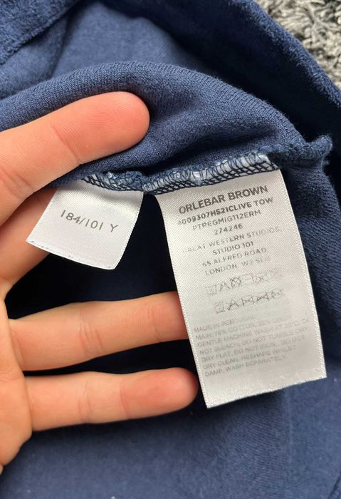 Orlebar Brown Terry Toweling Polo T-Shirt Мъжка Тениска