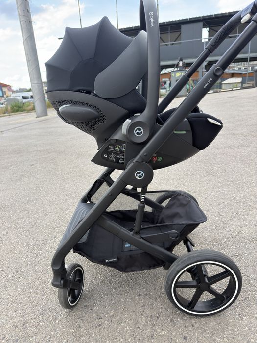 Количка Cybex Balios S Lux в цвят Moon Black
