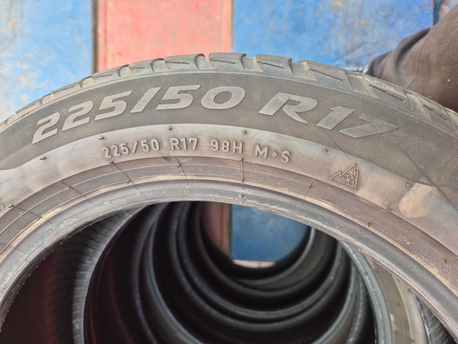 4 Anvelope M+S IARNA - 225/50/17 - PIRELLI - Stare FOARTE BUNA - DOT 2022 - SUPER PRET !!!