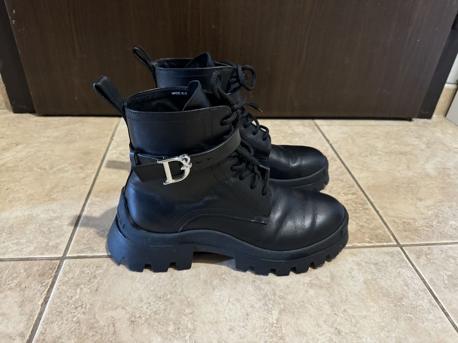 Кожени боти Dsquared 2