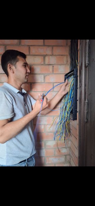 Услуги электрика. Проводка, щиты, розетки
