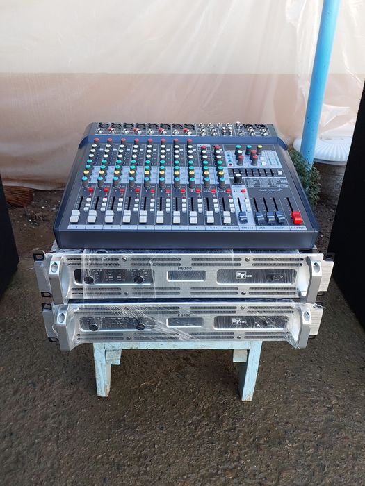 Срочна калонки и усилител полний камплект апаратура йенги сотаман