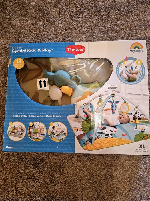 Активна гимнастика Gymini kick & play farm Tiny Love