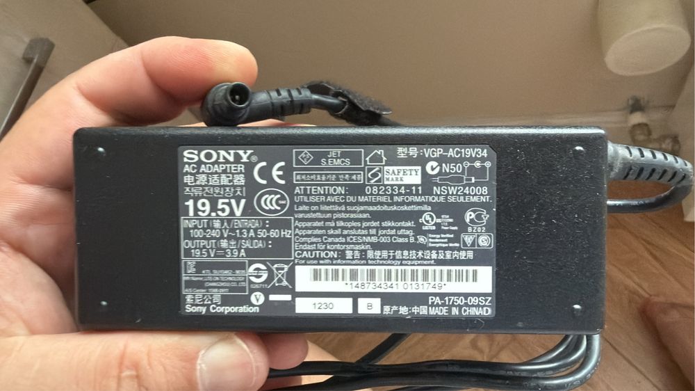 Блок питания для ноутбука Sony, HP